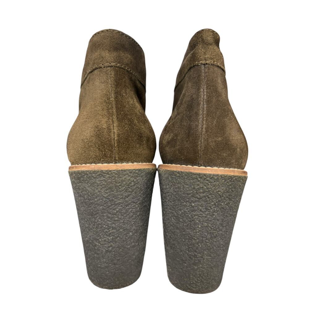 Aquatalia Women’s Vianna Olive Suede Wedge Chukka Boots Size US 8.5 - Picture 8 of 12